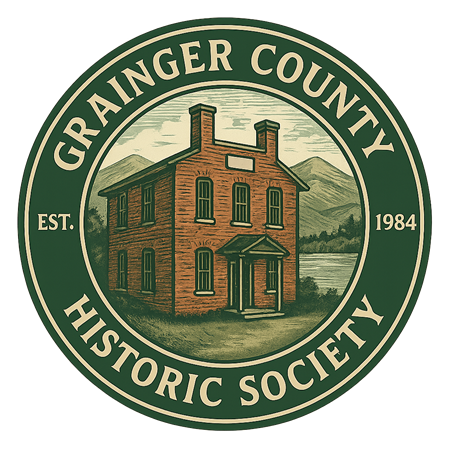 Grainger County Historic Society Logo Featuring Old Jail Built In 1848