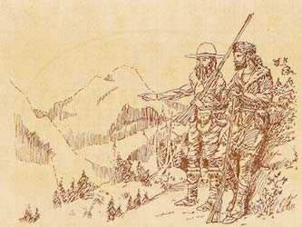 It was a scene that would long remain in the minds of Daniel Boone and William Bean who were on a pioneering journey. Bean was looking for a place to settle, to bring his family and eastablish a home."